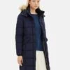 Tom Tailor Mit Abnehmbarer Kapuze  - Winterjas - Navy Midnight Blue