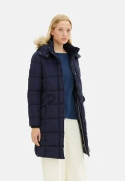 Tom Tailor Mit Abnehmbarer Kapuze  - Winterjas - Navy Midnight Blue