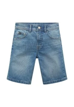 Tom Tailor Mit Gürtelschlaufen - Jeansshort - Used Light Stone Blue Denim