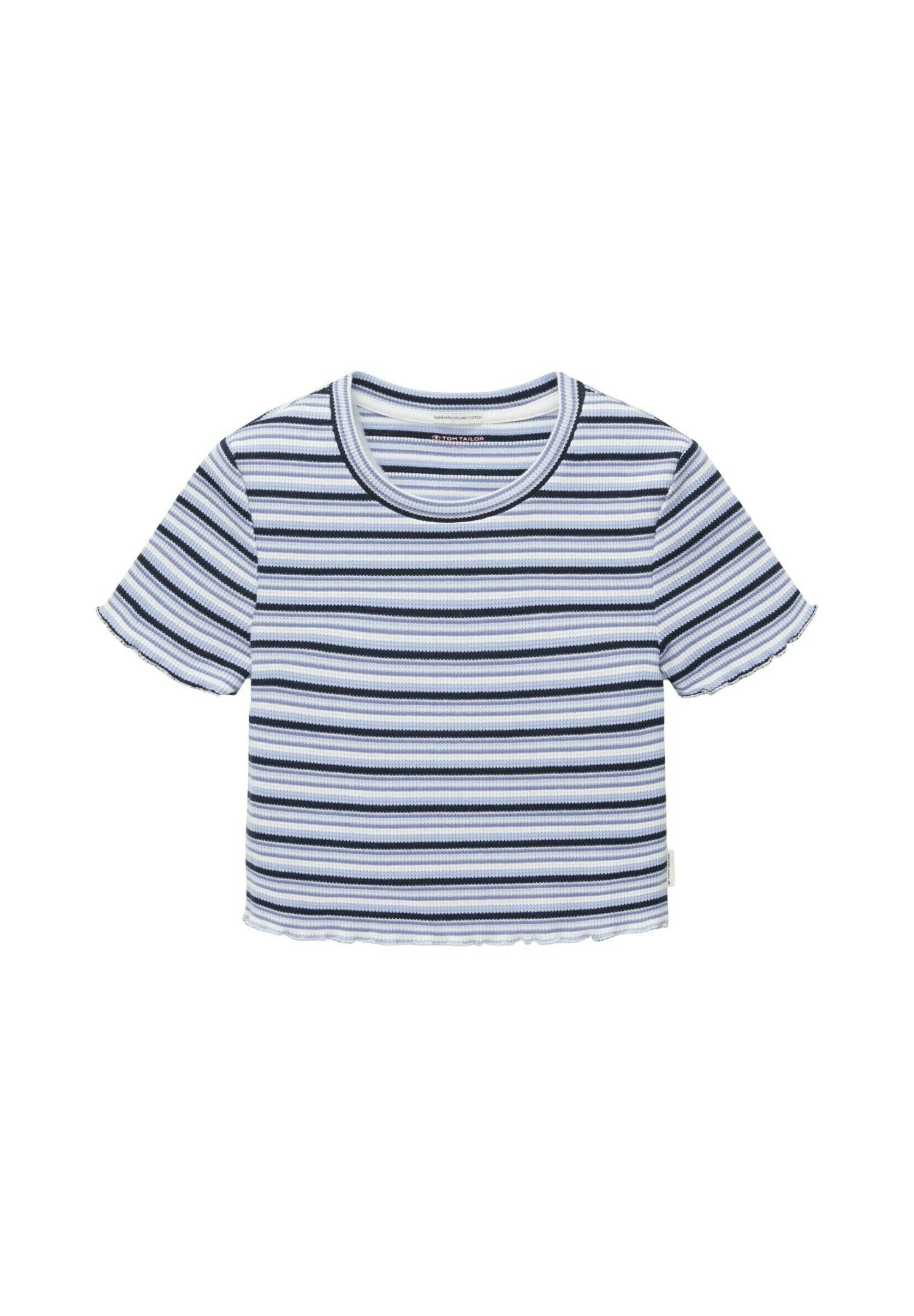 Tom Tailor Gestreiftes - T-Shirt Print - Navy Blue Summer Stripe 3 Tom Tailor Gestreiftes - T-Shirt Print - Navy Blue Summer Stripe
