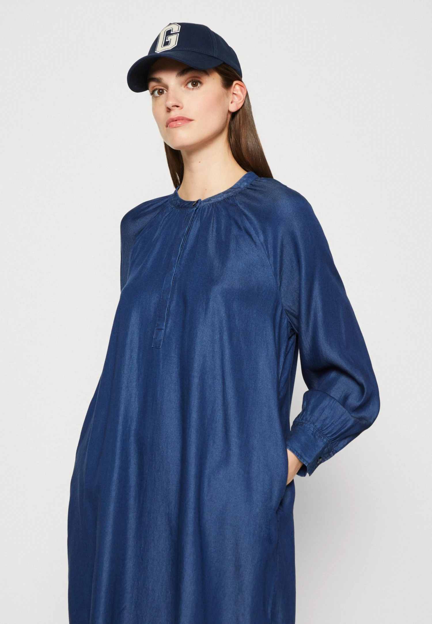 Tom Tailor Feminine Dress - Spijkerjurk - Clean Mid Stone Blue Denim 6 Tom Tailor Feminine Dress - Spijkerjurk - Clean Mid Stone Blue Denim - Afbeelding 4