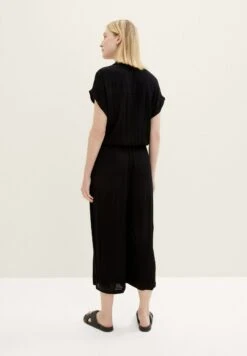 Tom Tailor OverallsMit Gürtel - Jumpsuit - Deep Black -Tom Tailor Winkel cf320a4b409f4fcab2f30ba8983fdc58