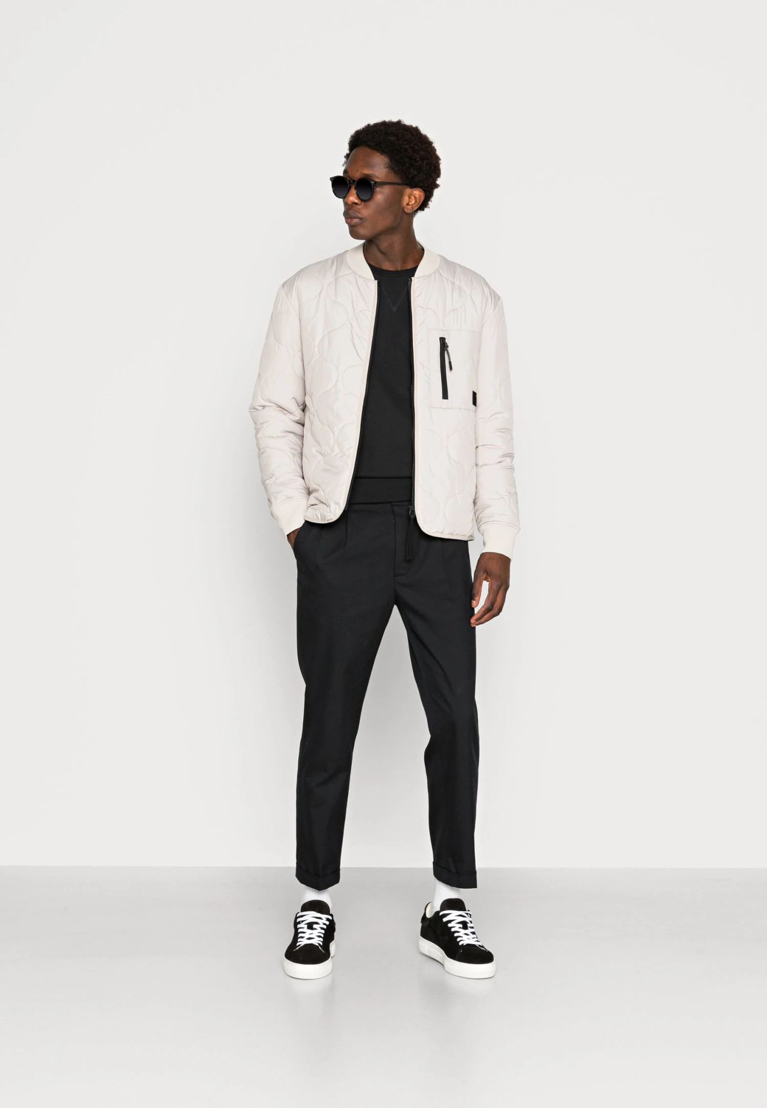 TOM TAILOR Denim Quilted Liner Jacket - Bomberjacks - Light Dove Grey 4 TOM TAILOR Denim Quilted Liner Jacket - Bomberjacks - Light Dove Grey - Afbeelding 2