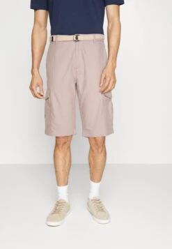 Tom Tailor Regular Belt - Shorts - Desert Fawn