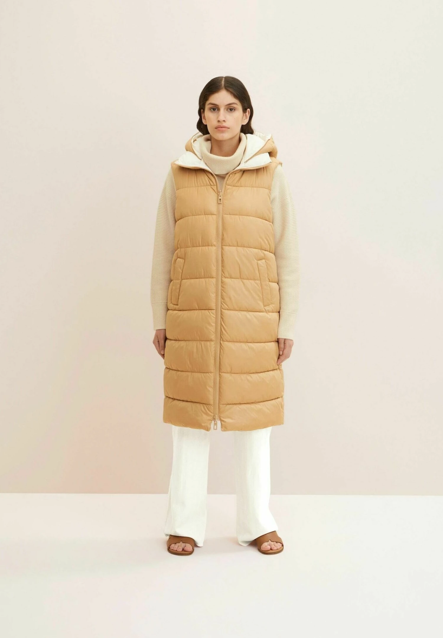 Tom Tailor Mit Kapuze - Bodywarmer - Soft Light Camel 3 Tom Tailor Mit Kapuze - Bodywarmer - Soft Light Camel