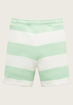 Tom Tailor Gestreifte - Trainingsbroek - White Green Stripe -Tom Tailor Winkel d1e2761a7c6348cd98449beba87d3ae8