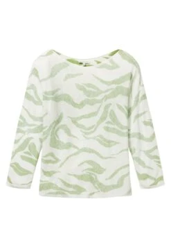 Tom Tailor Gemusterter- Trui - Green Wavy Knit Design -Tom Tailor Winkel d263be676143478b8c380984d328e6e4