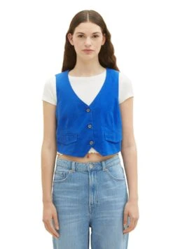 TOM TAILOR Denim Bodywarmer - Shiny Royal Blue -Tom Tailor Winkel d2d34d893b6b448a9978c8e4a47fbb61