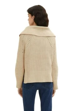 Tom Tailor Troyer - Trui - Dusty Beige -Tom Tailor Winkel d2daeeda927847d3ad048e75a76d4a75