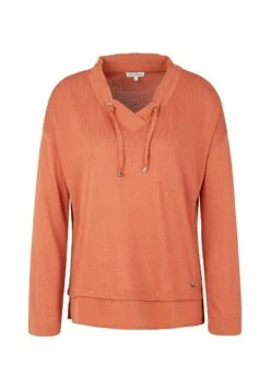 Tom Tailor Mit V-Ausschnitt - Longsleeve - Canyon Sunset Red -Tom Tailor Winkel d368221c94f64b4d86946779c163543c