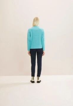 Tom Tailor Sweater - Teal Blue Melange -Tom Tailor Winkel d36a0a1e182949c1b5b32fdac1aacd69