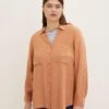 Tom Tailor Plus - Overhemdblouse - Canyon Sunset Red Melange 1 Tom Tailor Plus - Overhemdblouse - Canyon Sunset Red Melange -Tom Tailor Winkel d3ee86b959a542c3b155d713f3e6cade
