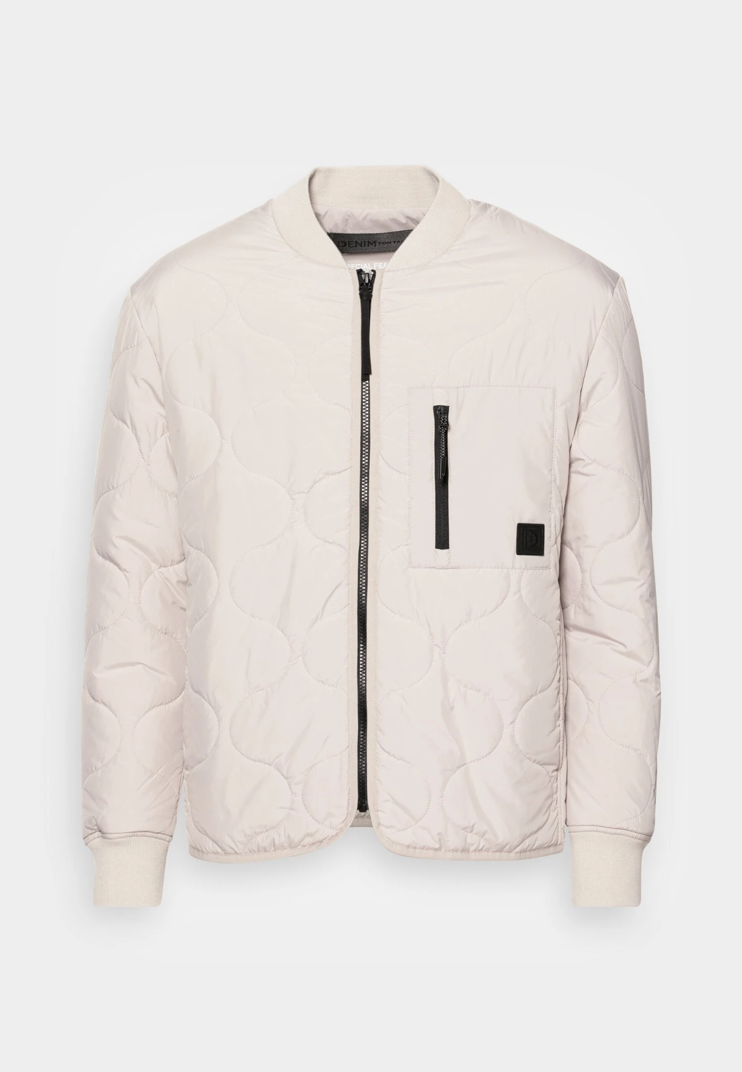 TOM TAILOR Denim Quilted Liner Jacket - Bomberjacks - Light Dove Grey 6 TOM TAILOR Denim Quilted Liner Jacket - Bomberjacks - Light Dove Grey - Afbeelding 4