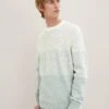 Tom Tailor Mit Struktur  - Trui - Ice Blue White Block Stripe -Tom Tailor Winkel d4652d20c7664ccc86be3bc306d5390e