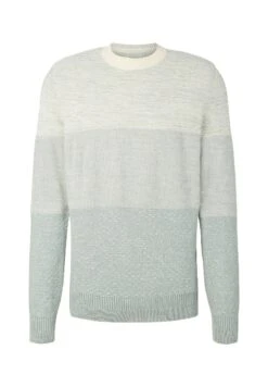 Tom Tailor Mit Struktur  - Trui - Ice Blue White Block Stripe -Tom Tailor Winkel d4ac54c95d194f7f8f54af01d62dd4d3
