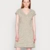 Tom Tailor Colorful Dress - Jurk - Olive Green Structure