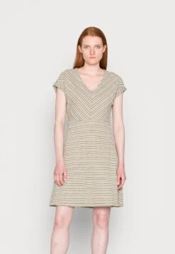 Tom Tailor Colorful Dress - Jurk - Olive Green Structure