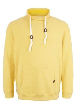 Tom Tailor Mit Schalkrage - Sweater - Pleasant Yellow Snow Melange -Tom Tailor Winkel d5fbd8396c2e4e6a991fffb4811ca656