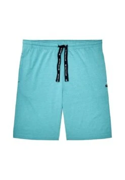 Tom Tailor Bermuda In Melange Optik - Pyjamabroek - Green Light Melange