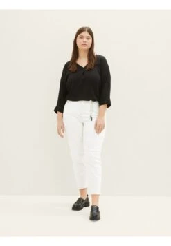 Tom Tailor Plus - Cropped Barrel - Slim Fit Jeans - Whisper White 19 Tom Tailor Plus - Cropped Barrel - Slim Fit Jeans - Whisper White -Tom Tailor Winkel d6ac314afed5465491264d44a6373844
