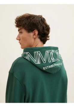 TOM TAILOR Denim Printed - Hoodie - Explorer Green -Tom Tailor Winkel d6ee60dfcd2342d3b78ceb37a9dfa026