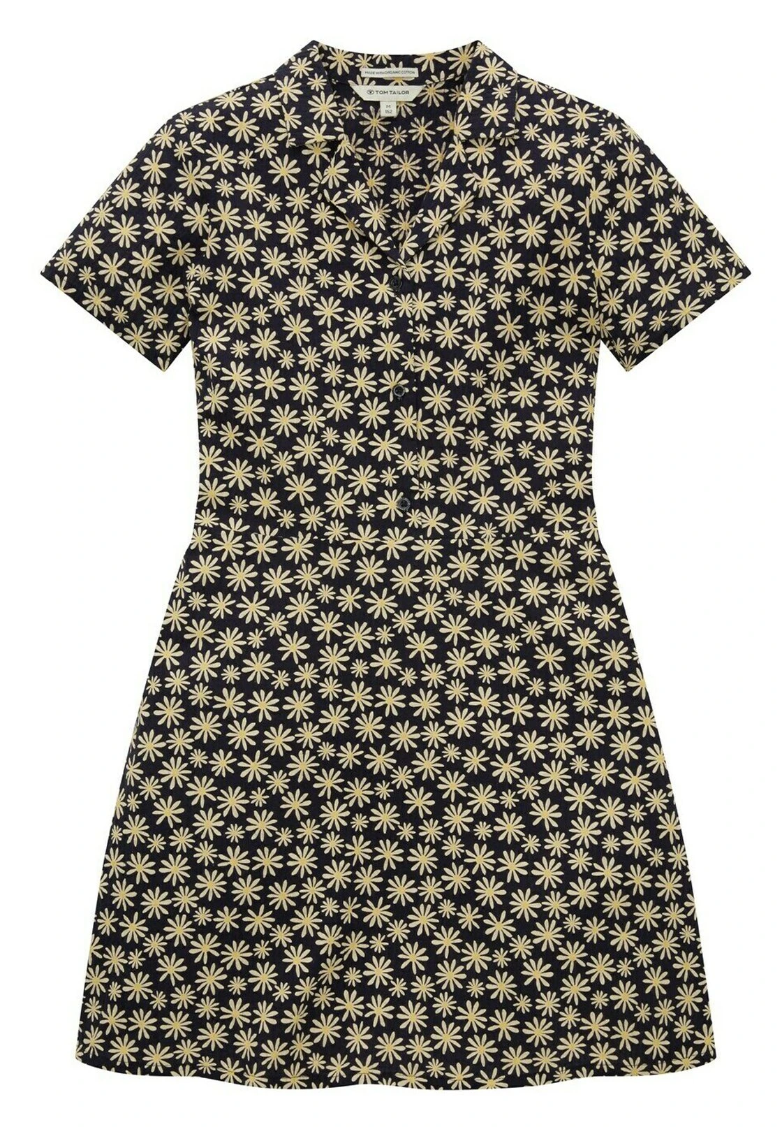 Tom Tailor Blousejurk - Navy Daisy Flowers 3 Tom Tailor Blousejurk - Navy Daisy Flowers