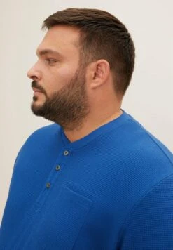 Tom Tailor Mit Waffelstruktur - Longsleeve - Hockey Blue -Tom Tailor Winkel d7cda72d96904bd38183963d01e278f0
