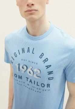 Tom Tailor Mit Print - T-Shirt Print - Blue Thin Stripe -Tom Tailor Winkel d8018af744674311bdce54302a924139