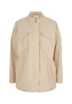 Tom Tailor Regular Fit - Halflange Jas - Silver Ecru -Tom Tailor Winkel d80d9d2dadb44403879f8d19ea24af3e