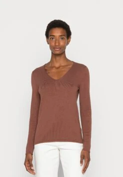 Tom Tailor Basic V Neck - Trui - Grounded Brown