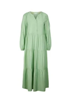 Tom Tailor Mit Volants - Maxi-Jurk - Okra Green -Tom Tailor Winkel d88d95bef4f44cdf8dae8da25475f35a