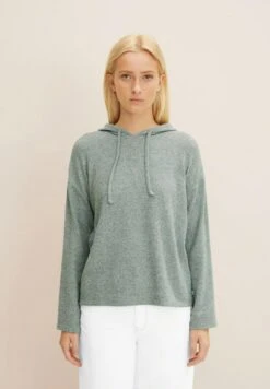 TOM TAILOR Denim Comfort- Longsleeve - Green Dust Melange