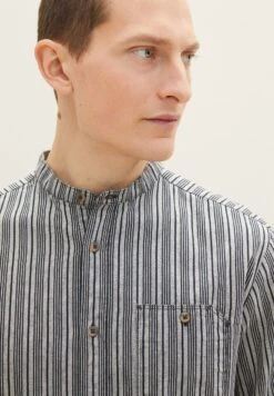 Tom Tailor Overhemd - Navy Irregular Stripe -Tom Tailor Winkel d935902629f2415dbc0a53eb44a4243b
