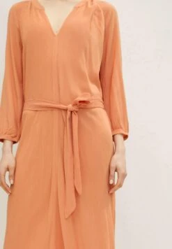 Tom Tailor In Knitteroptik - Jurk - Cantaloupe Orange -Tom Tailor Winkel d9456a9febea4e0f9867ec69cae06eef