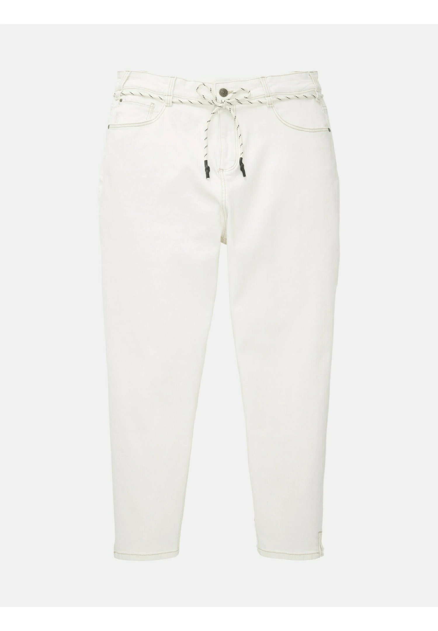 Tom Tailor Plus - Cropped Barrel - Slim Fit Jeans - Whisper White 12 Tom Tailor Plus - Cropped Barrel - Slim Fit Jeans - Whisper White - Afbeelding 10