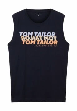 Tom Tailor Tank Mit Print - Top - Sky Captain Blue -Tom Tailor Winkel da19350c884645bfa80f7b2d39da4771