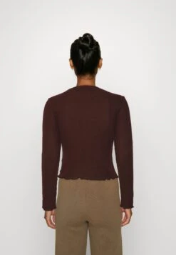 TOM TAILOR Denim Cozy Seam Details - Longsleeve - Bitter Chocolate -Tom Tailor Winkel da1a4a5232704bc9b9c56f0d1eb4e987