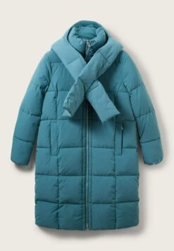 Tom Tailor Mit Abnehmbarem Schal - Winterjas - Pastel Teal -Tom Tailor Winkel da88cb9f60504f5db41d6d72330963bd