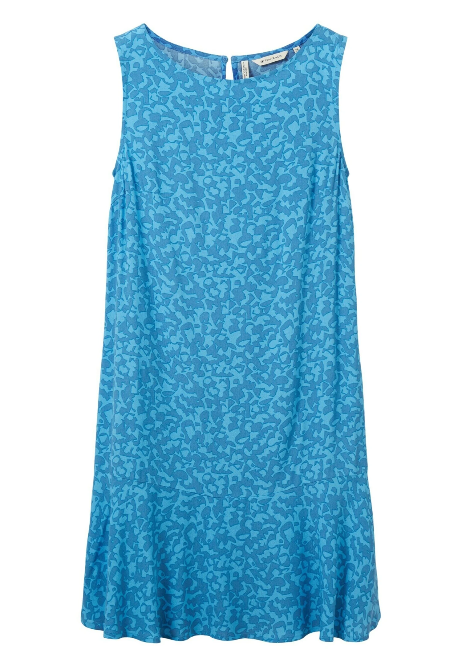 Tom Tailor Volant - Jurk - Blue Geo Design 8 Tom Tailor Volant - Jurk - Blue Geo Design - Afbeelding 6