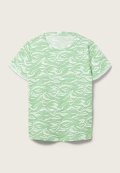 Tom Tailor Mit Print - T-Shirt Print - Green Small Wavy Design -Tom Tailor Winkel db1100d21857424ab787fc5abe3f708f