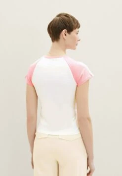 TOM TAILOR Denim Mit Print - T-Shirt Print - Gardenia White -Tom Tailor Winkel dc1e039690104250af4d3fe4edd09a0a