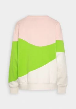 TOM TAILOR Denim Colourblock - Sweater - Rose/Green/Off-White -Tom Tailor Winkel dc3705c67209435f87e76a25a6a5cd05