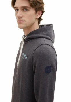 Tom Tailor Mit Logo Print - Hoodie - Dark Grey Melange -Tom Tailor Winkel dc51b4751c694888ae631132304a8504