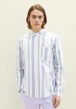 TOM TAILOR Denim Mit Brusttasche - Overhemd - Multicolor Big Stripe