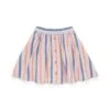 Tom Tailor Gestreifter Mini - A-Lijn Rok - Vertical Multicolor Stripe