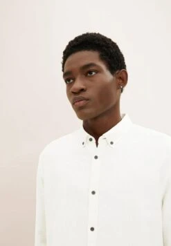 TOM TAILOR Denim Mit Struktur - Overhemd - Soft Light Beige -Tom Tailor Winkel dda6326eabca4982a4fe1d9760395c66