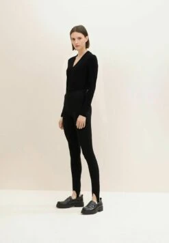 Tom Tailor Stirrup- Legging - Deep Black -Tom Tailor Winkel ddd89a5b158d43e1b46ca9fd66f8f8cb