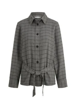 Tom Tailor Mit Karomuster Und Gürtel - Lichte Jas - Grey Small Woven Check -Tom Tailor Winkel de45895f9b3d4683b64707148e6a4a2e