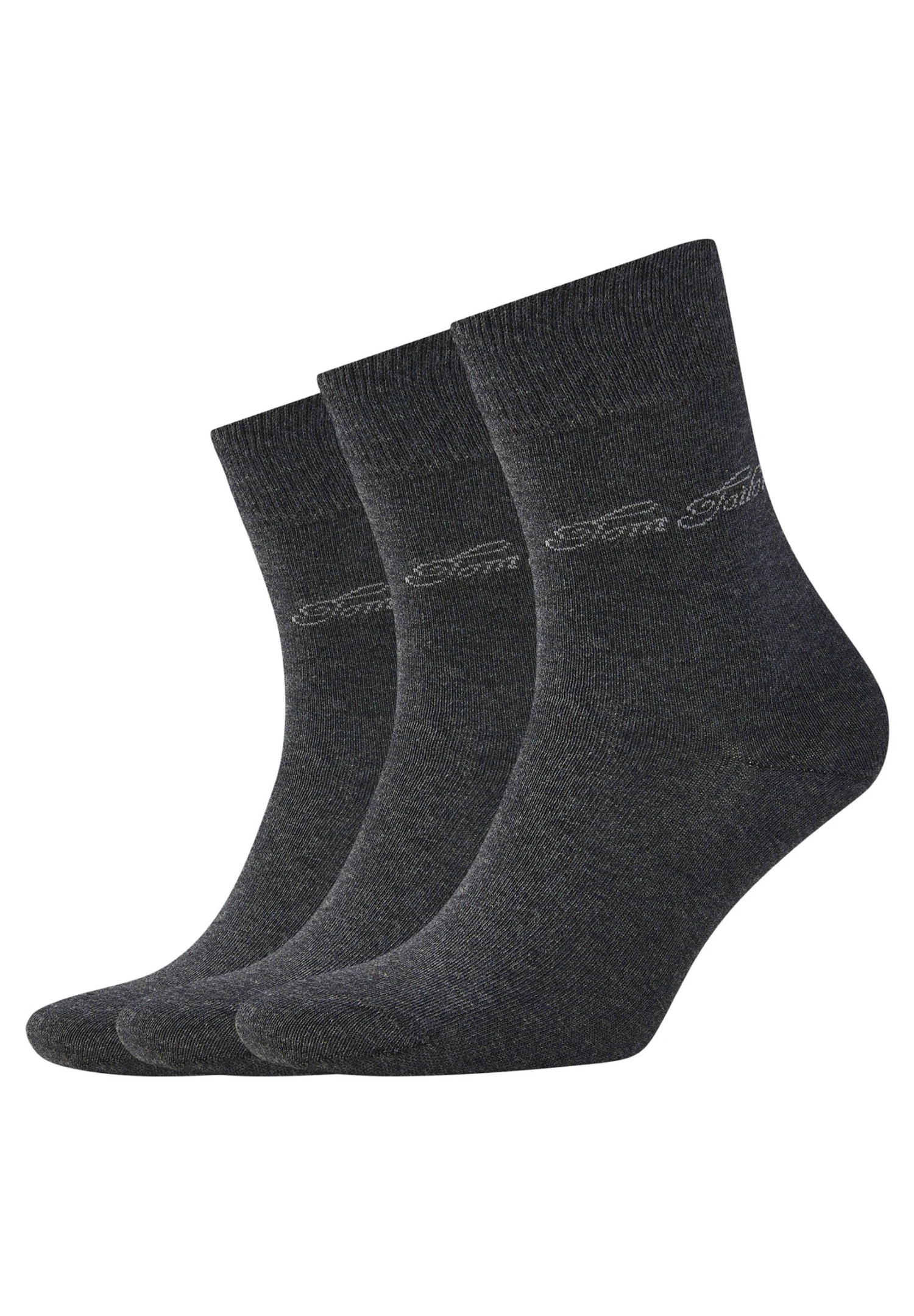 Tom Tailor Pack Of 3 - Sokken - Anthracite Melange 3 Tom Tailor Pack Of 3 - Sokken - Anthracite Melange