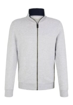 Tom Tailor Sweater Met Rits - Light Stone Grey Melange -Tom Tailor Winkel df03bed2f4a7492393ca5b28af12e857
